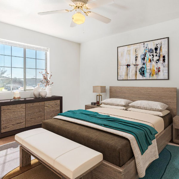 Decorated Bedroom